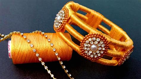 How To Make New Design Silk Thread Bangles At Home Useful Easy