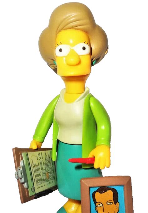 The Simpsons World Of Springfield 2002 Mrs Edna Krabappel Complete