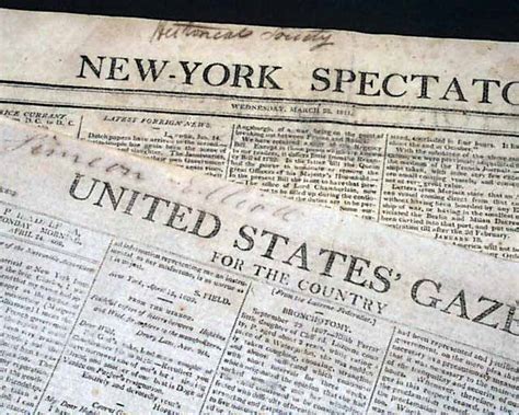 Six American Newspapers 1801 1811