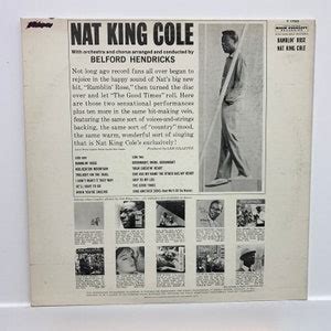 Nat King Cole Ramblin Rose Vintage Vinyl Record Etsy