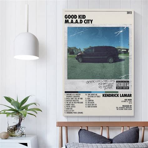 Portada De Kendrick Lamar Maad City He Extendido Good Kid, M.A.A.d