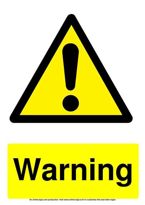 Warning Signs | Poster Template