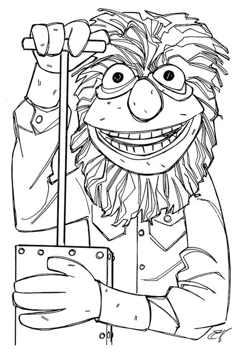 MUPPETS crazy harry sketch - craig rousseau