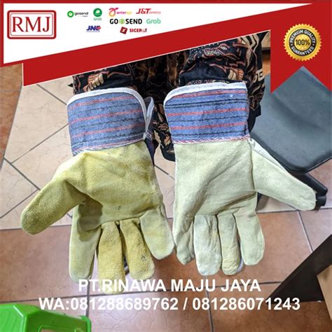 Jual Sarung Tangan Safety Kombinasi Kulit Ecogrip Gosave Tangerang