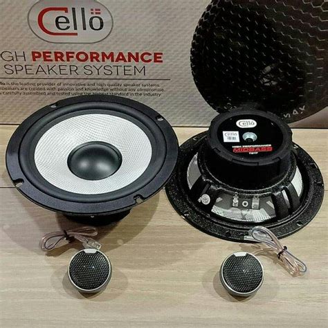 Jual Speaker Midbass Cello TG17 Dan Tweeter Cello Solution Up Shopee