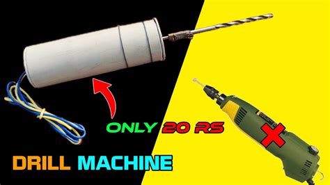 How To Make Drill Machine At Home Powerfull Drill Machine Youtube