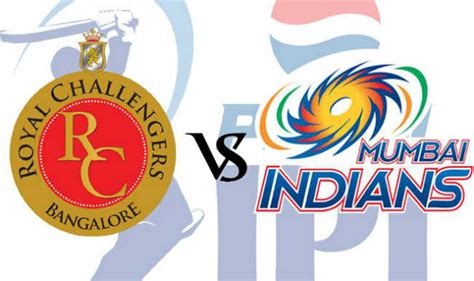 Watch Live Online Streaming Mumbai Indians MI Vs Royal Challengers