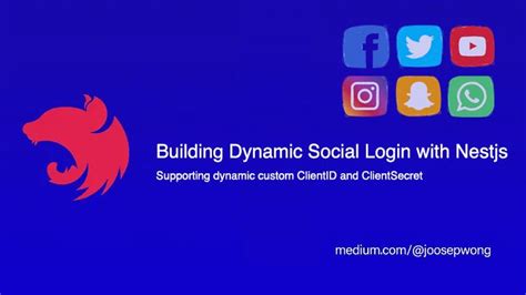 Building Dynamic Social Login With Nestjs Supporting Dynamic Custom