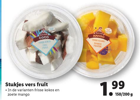 Kokos Mango Folder Aanbieding Bij Lidl Details