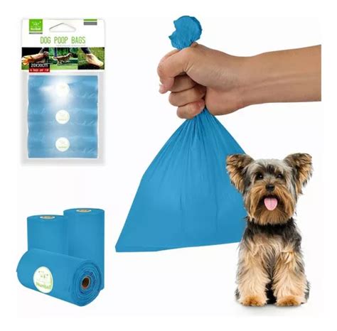 45 Bolsas Para Heces De Perros Gatos Mascotas Popo Biodegrad Color