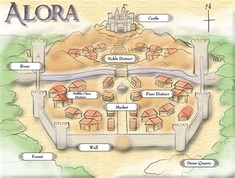 Map of Alora by SilverHyena on deviantART