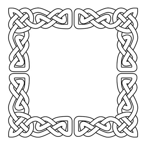 norse knotwork border