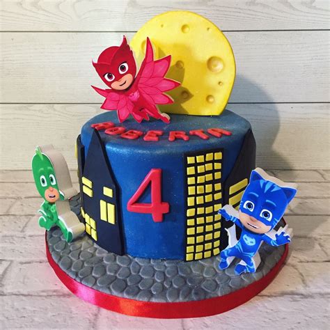 Torta PJ Masks Le Torte Decorate Dei Superpigiamini Torte Di