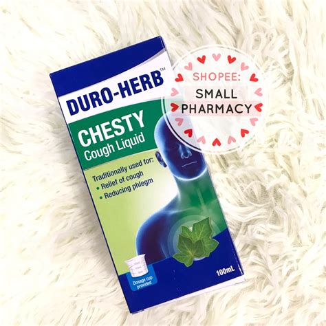 Duro Herb Herbal Non Drowsy Chesty Cough Liquid Ml Ivy Leaf