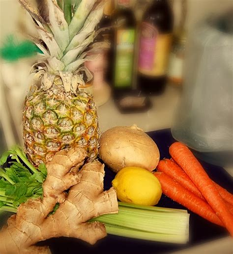 The Queens Table Sunny Light Pineapple Carrot Jicama Celery Juice An