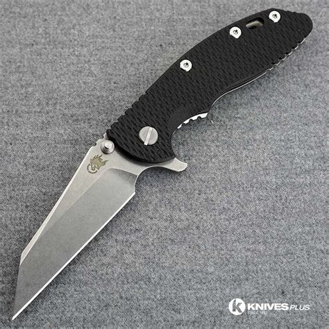 Hinderer Knives Xm Inch Knife Gen Wharncliffe Stonewash