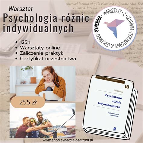 Psychologia różnic indywidualnych Praktyki Synergia