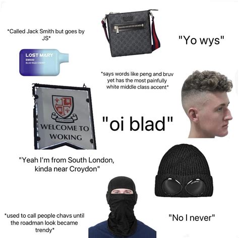 Wannabe Roadman from a middle class village starter pack : r/starterpacks