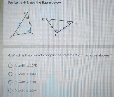 Solved For Items Use The Figure Below Which Is The Correct