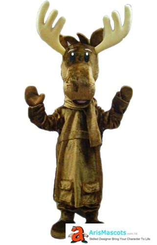 Adult Size Fancy Moose Mascot Costume Christmas Outfits For Sale