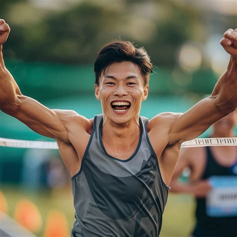 Retrato de un atleta que compite en el torneo de los Juegos Olímpicos