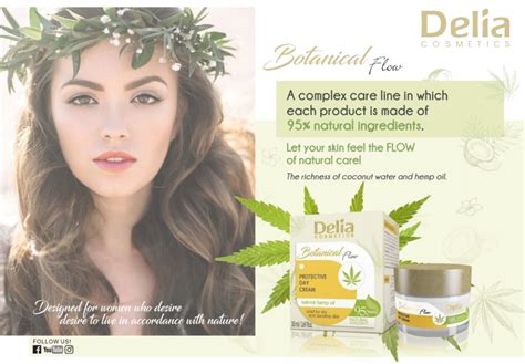 Delia Cosmetics Botanical Flow hydratační pleťový krém