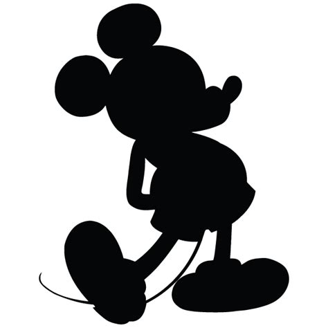 Mickey Mouse Minnie Mouse Silhouette Scalable Vector Graphics Clip art - Silhouette Mickey Mouse ...