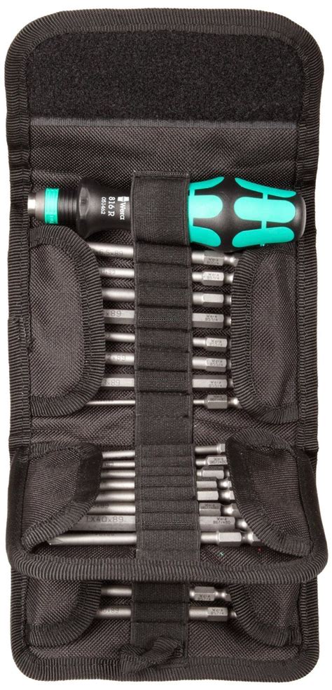 Wera Bitholding Screwdriver Set With Bits In Pouch