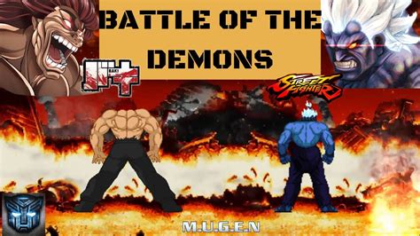 Yujiro Hanma VS Oni Baki VS Street Fighter Battle Of The Demons