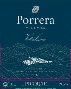 Porrera Vi De Vila De Vall Llach 2018 Celler Vall Llach