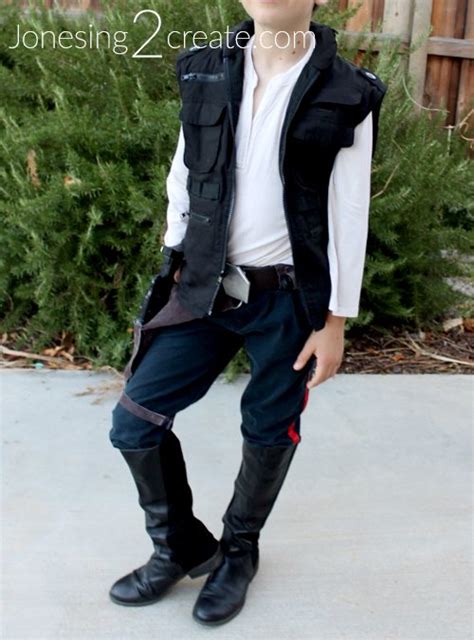 Homemade Han Solo Costume for Kids - Jonesing2Create