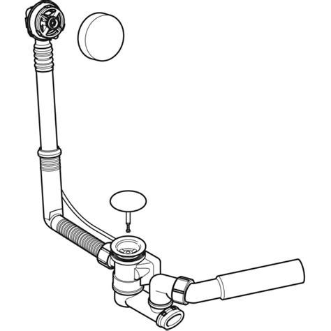 Geberit Badewannenablauf Mit Drehbet Tigung D L Nge Cm Mit