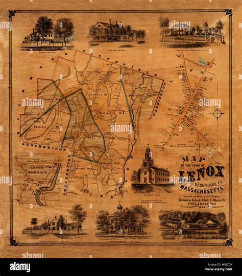 Mapa De Lenox Massachusetts Fotografías E Imágenes De Alta Resolución