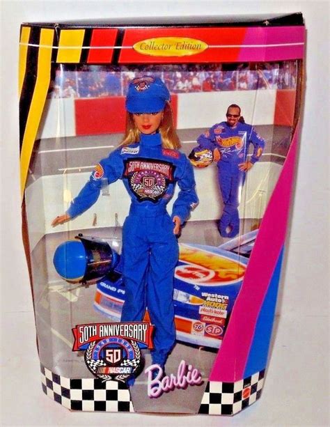 Th Anniversary Nascar Barbie Doll For Sale Online Ebay