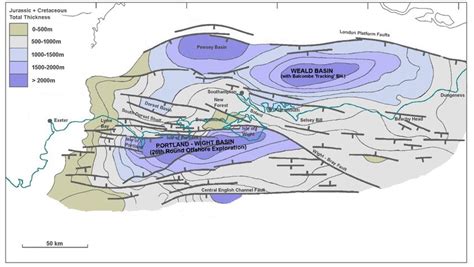 1 Isopach Map Showing Main Jurassic And Cretaceous Sedimentary