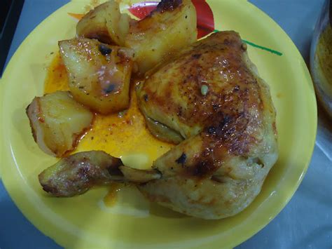 Doce Tentação Pernas De Frango No Forno Com Batatas E Coentros