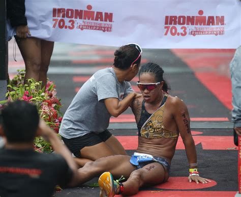 Alcala Santiago Triumph Under Rainy Conditions In IRONMAN 70 3 Subic Bay