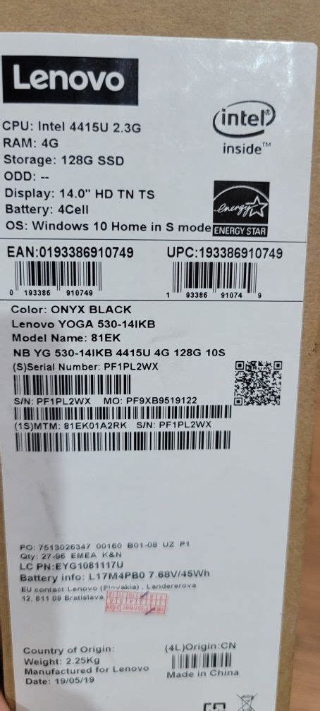 Ноутбук Lenovo Yoga 530-14IKB 14' ультратонкий: 250 у.е. - Ноутбуки ...