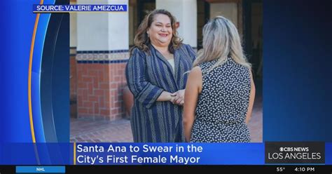 Santa Ana To Swear In The City S First Female Mayor Cbs Los Angeles