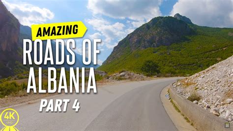 4K Beautiful Roads Of Albania Scenic Drive Video For Treadmill