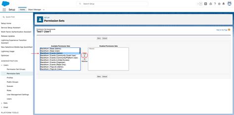 How To Assign Events Permission Sets