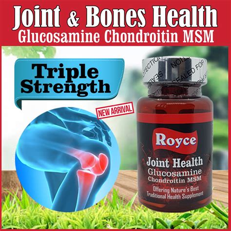 Royce Glucosamine Chondroitin Msm And Collagen Max Joint Support Ultimate Combination For