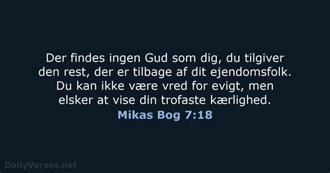 4 Januar 2021 Dagens Bibelvers Mikas Bog 7 18 DailyVerses Net