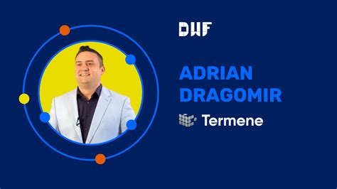 Interviu Cu Adrian Dragomir Fondator Termene Ro Mihai Vinatoru CEO