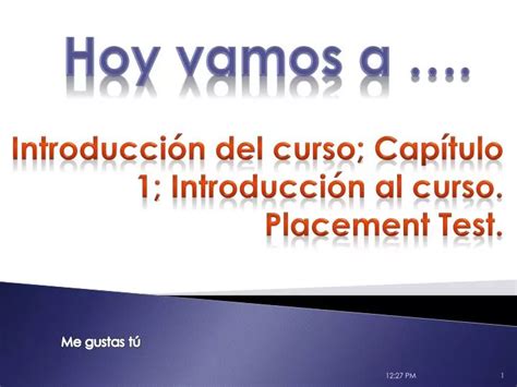 Ppt Introducci N Del Curso Cap Tulo Introducci N Al Curso