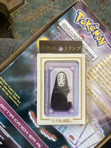 Ensky Studio Ghibli Spirited Away Playing Cards With Plastic Clear