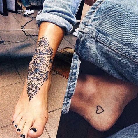 Les Plus Beaux Tatouages De Pied Beau Tatouage Tatouage Pied Mandala