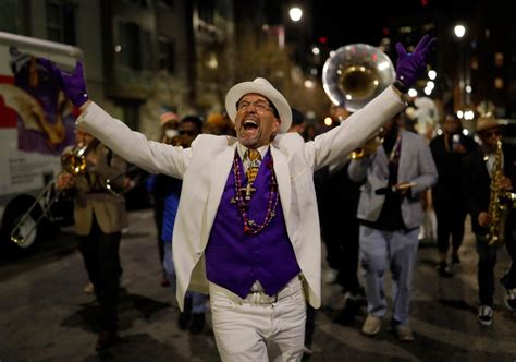 Photos from M.J.'s Brass Boppers lead Fat Tuesday Mardi Gras parade in ...