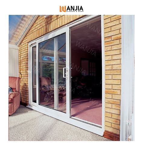 Residential Exterior Insulated High Quality Pvc Plastic Sliding Glass