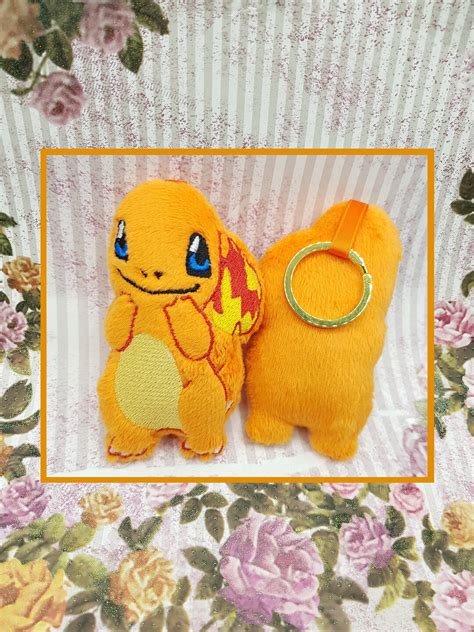 Charmander Plush Charm - Etsy